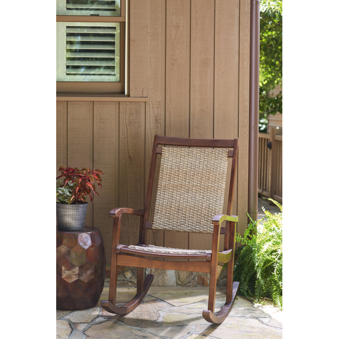 Signature Design by Ashley Emani Eucalyptus Outdoor Rocking Chair